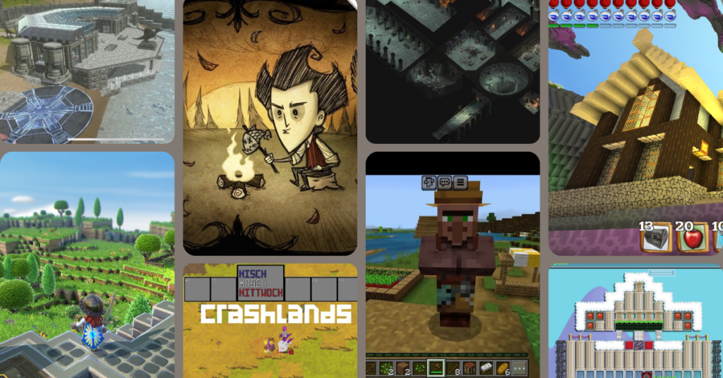 10 jogos parecidos com Terraria para explorar, construir e sobreviver no celular