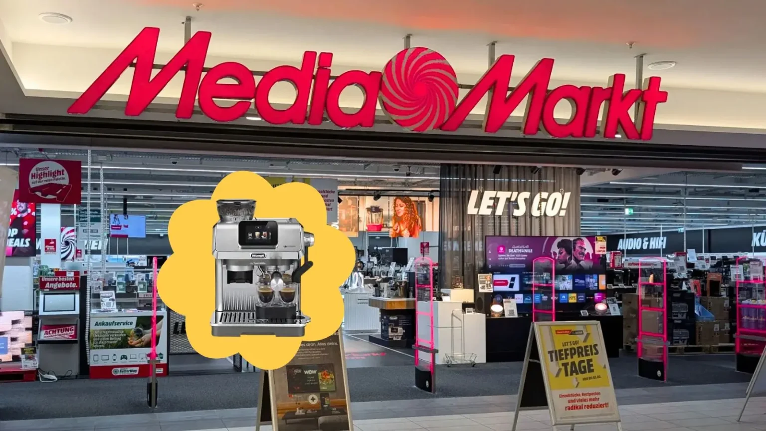 MediaMarkt liquida cafeteiras De’Longhi com até 56% de desconto