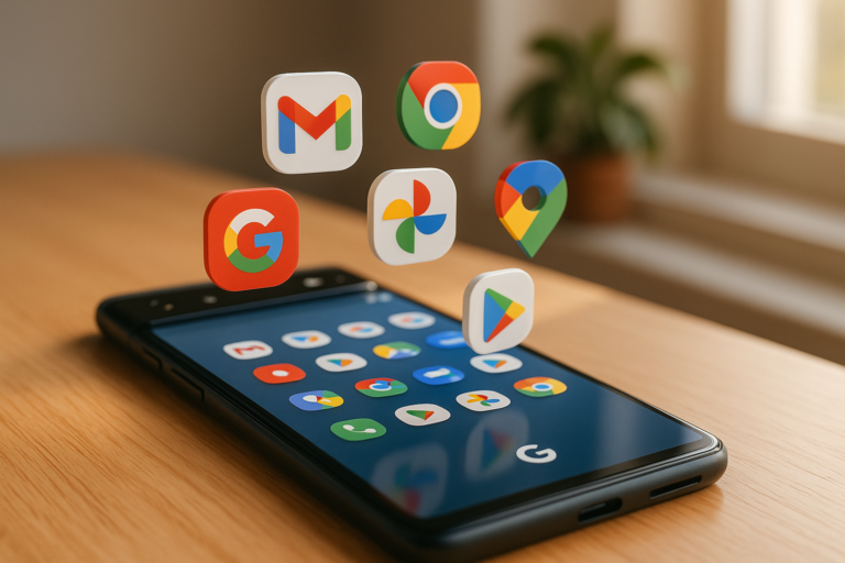 Aplicativos ocultos do google