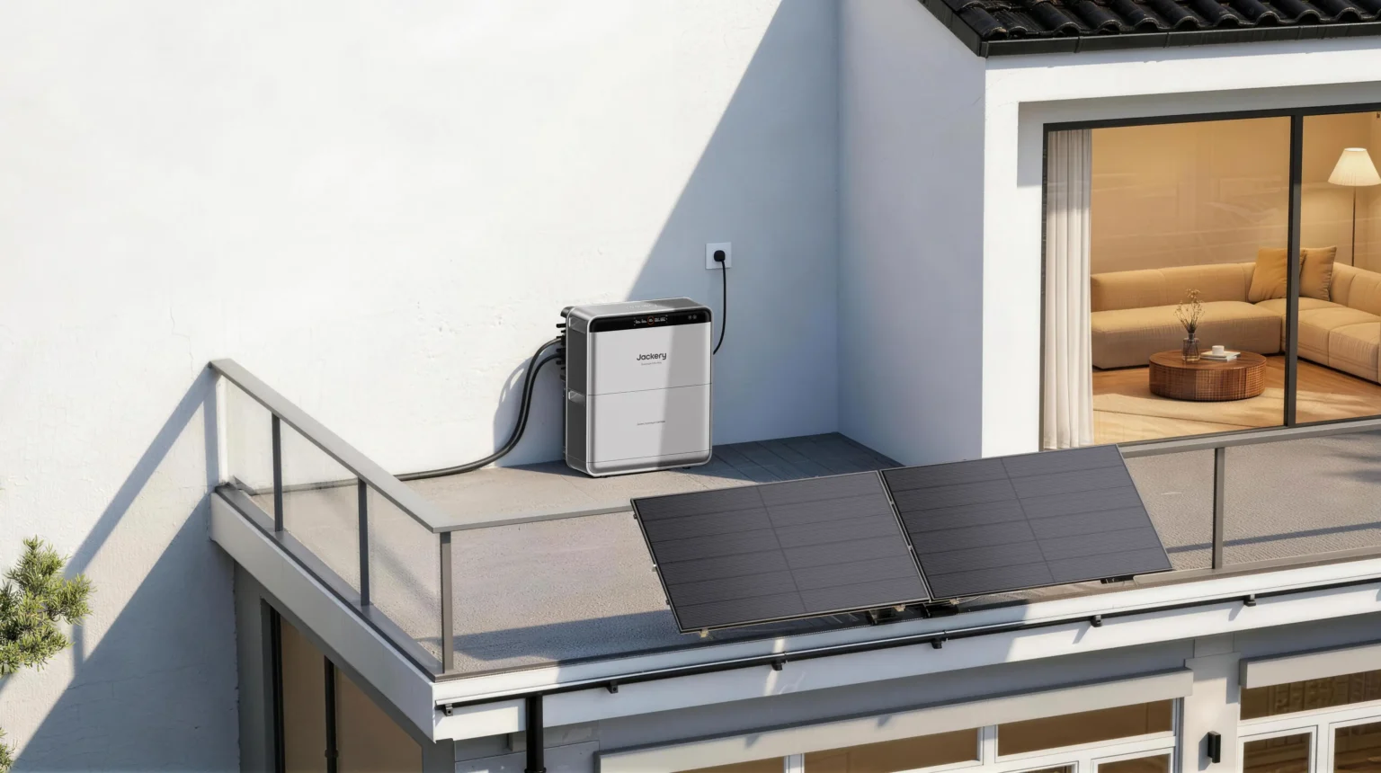Bateria Jackery SolarVault 3 promete cortar conta de luz ao armazenar energia solar de mini usinas de varanda