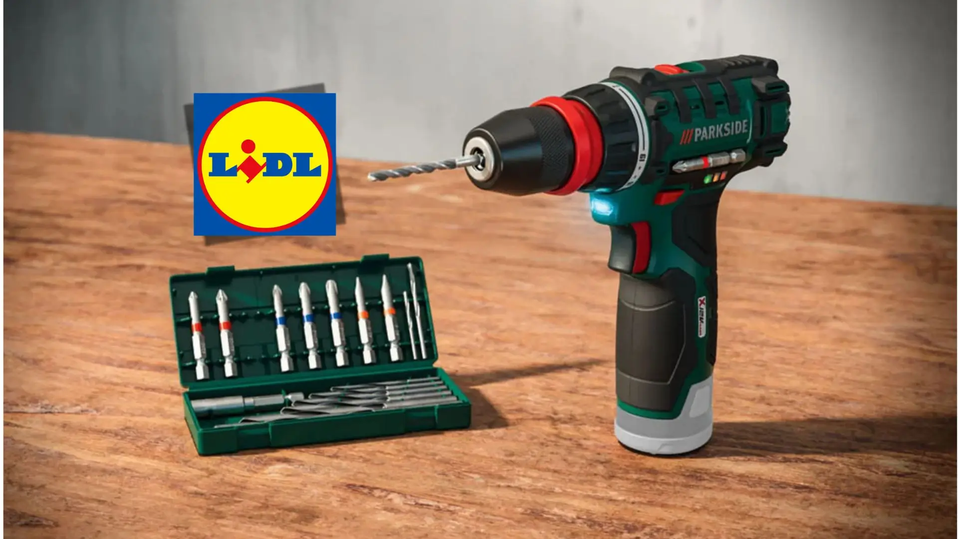 Lidl derruba preço da parafusadeira sem fio Parkside 12 V para 15 €