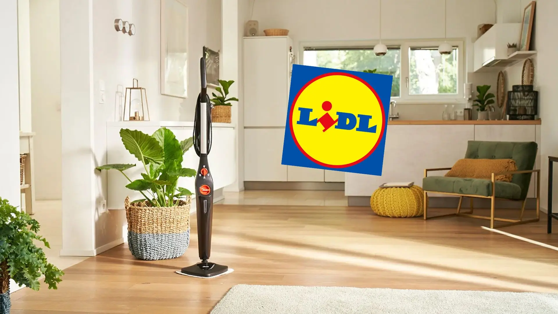 Lidl oferece Dampfmopp Vileda com 56% de desconto e preço mais baixo do mercado